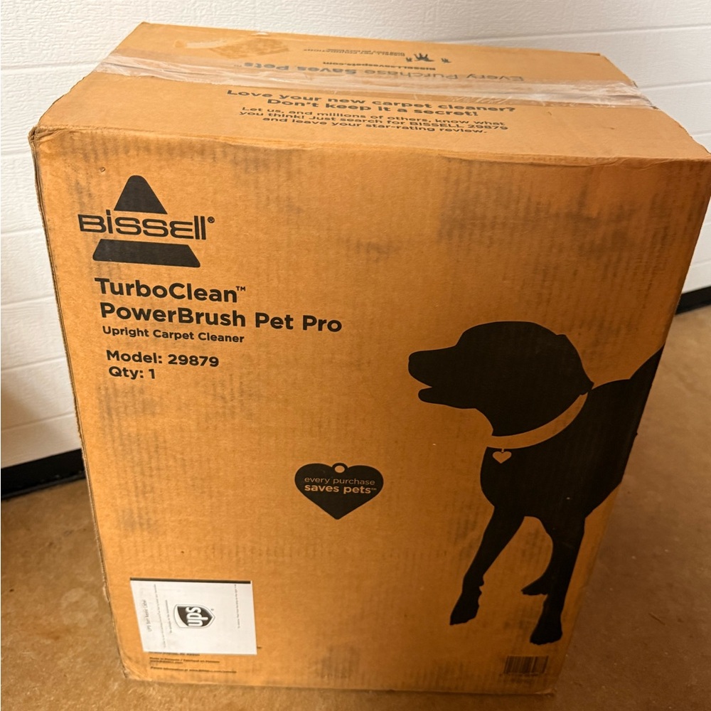 BISSELL Turbo Clean Powerbrush Pet Pro Upright  Carpet Cleaner 2806 2987 BNIB